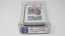 Load image into Gallery viewer, Madden &#39;95 NFL Football Sega Genesis Factory Sealed Video Game Wata Graded 8.0