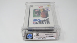 Madden '95 NFL Football Sega Genesis Factory Sealed Video Game Wata Graded 8.0