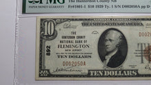 Load image into Gallery viewer, $10 1929 Flemington New Jersey NJ National Currency Bank Note Bill Ch #892 VF35!