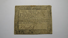 Load image into Gallery viewer, 1775 $1 1/3 Annapolis Maryland MD Colonial Currency Bank Note Bill RARE Issue!