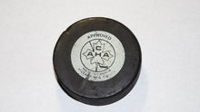Load image into Gallery viewer, Vintage Oakville Blades Game Used OHA Official Viceroy Hockey Puck Ontario!