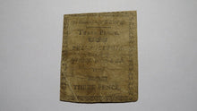 Load image into Gallery viewer, 1777 Three Pence Pennsylvania PA Colonial Currency Bank Note Bill RARE ISSUE 3d