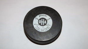 Vintage Uxbridge Bruins Game Used OHA Official Viceroy Hockey Puck Ontario