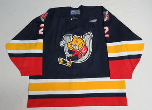 2000-01 Ryan O'Keefe Barrie Colts Game Used Worn OHL Hockey Jersey! CHL Canada