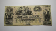 Load image into Gallery viewer, $20 18__ New Orleans Louisiana LA Obsolete Currency Bank Note Bill! Canal UNC++