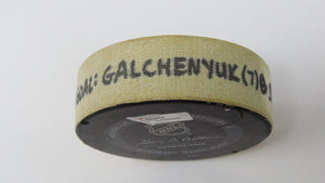 2019-20 Alex Galchenyuk Minnesota Wild Game Used Goal Scored Puck -Zach Parise A