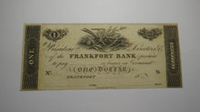 Load image into Gallery viewer, $1 18__ Frankfort Kentucky KY Obsolete Currency Bank Note Remainder Bill UNC+++