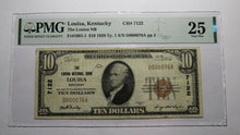 Load image into Gallery viewer, $10 1929 Louisa Kentucky KY National Currency Bank Note Bill Ch. #7122 VF25 PMG