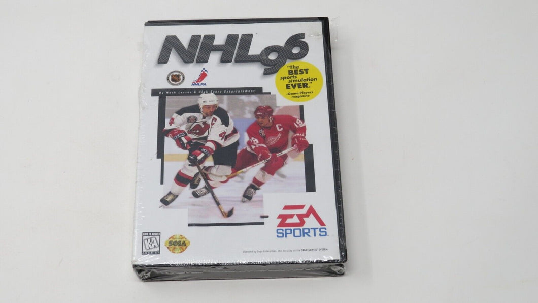 Brand New Factory Sealed NHL '96 Sega Genesis Video Game EA Sports Rare Hang Tab