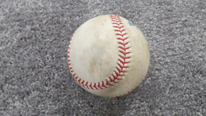 2020 Nate Lowe Tampa Bay Rays RBI Single Game Used MLB Baseball! Alex Cobb