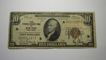 Load image into Gallery viewer, $10 1929 New York City NY National Currency Note Federal Reserve Bank Note Bill