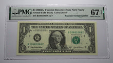 Load image into Gallery viewer, $1 2003 Repeater Serial Number Federal Reserve Currency Bank Note Bill PMG UNC67