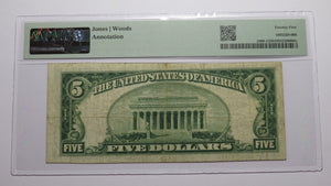 $5 1929 Clinton New Jersey NJ National Currency Bank Note Bill Ch. #2246 VF25