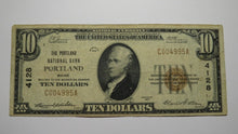 Load image into Gallery viewer, $10 1929 Portland Maine ME National Currency Bank Note Bill Charter #4128 FINE