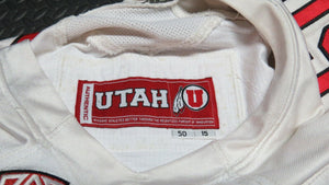 2015 Siaosi Aiono Utah Utes Game Used Worn Under Armour NCAA Football Jersey