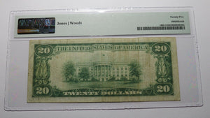 $20 1929 Hominy Oklahoma OK National Currency Bank Note Bill Ch. #10002 VF25 PMG