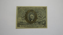 Load image into Gallery viewer, 1863 $.10 Second Issue Fractional Currency Obsolete Bank Note Bill 2nd VF+ Error