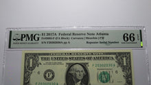 Load image into Gallery viewer, $1 2017 Repeater Serial Number Federal Reserve Currency Bank Note Bill PMG UNC66