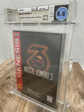 Load image into Gallery viewer, Mortal Kombat 3 Sega Genesis Midway Factory Sealed Video Game Wata 8.5 Graded A+