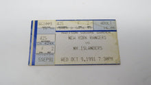 Load image into Gallery viewer, October 9, 1991 New York Rangers Islanders Hockey Ticket Stub Messier 1st Goal!