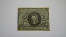 Load image into Gallery viewer, 1863 $.10 Second Issue Fractional Currency Obsolete Bank Note Bill! 2nd RARE AU
