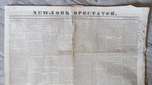 Load image into Gallery viewer, September 4, 1848 New York NY Spectator Newspaper Francis Hall and Co.