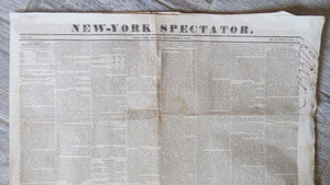 September 4, 1848 New York NY Spectator Newspaper Francis Hall and Co.