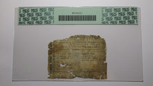 Load image into Gallery viewer, 1780 $45 Virginia VA Colonial Currency Bank Note Bill Fine 15 PCGS Graded