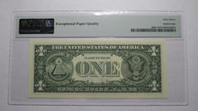Load image into Gallery viewer, $1 2017 Near Solid Serial Number Federal Reserve Bank Note Bill UNC67 PMG 444444