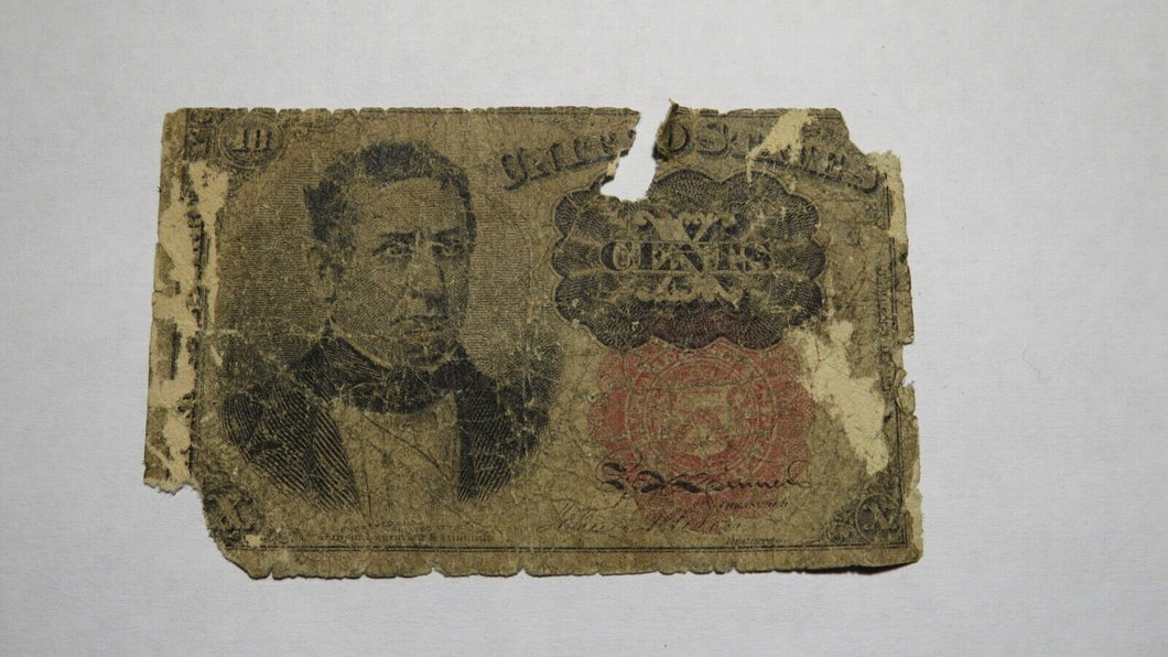 1874 $.10 Fifth Issue Fractional Currency Obsolete Bank Note Bill! 5th