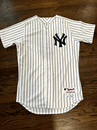 2014 Jacoby Ellsbury New York Yankees Game Used Worn Baseball Jersey! MLB Holo