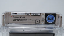 Load image into Gallery viewer, Madden &#39;95 NFL Football Sega Genesis Factory Sealed Video Game Wata Graded 8.5