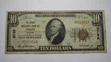 Load image into Gallery viewer, $10 1929 Pekin Illinois IL National Currency Bank Note Bill Charter #9788 FINE+