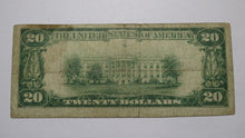 Load image into Gallery viewer, $20 1929 South Otselic New York NY National Currency Bank Note Bill #7774 RARE!