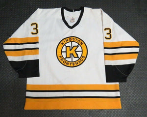 1992-93 Craig Rivet Kingston Frontenacs Game Used Worn OHL Hockey Jersey! CHL