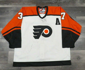 1996-97 Eric Desjardins Philadelphia Flyers Game Used Worn NHL Hockey Jersey