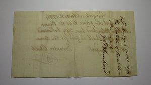 1794 $50 Promissory Note Payable in New York Colonial Currency Note James Bogart