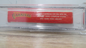 Unopened Carnival Coleco Atari 2600 Sealed Video Game! Wata Graded 6.0! 1982
