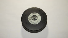 Load image into Gallery viewer, Vintage Pickering Panthers Game Used OHA Official Viceroy Hockey Puck! Ontario