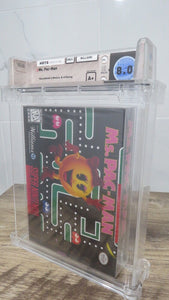 Ms. Pacman Super Nintendo Factory Sealed Video Game Wata 8.0 Graded A+ Seal!