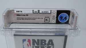 NBA Live '95 Basketball Sega Genesis Sealed Video Game Wata Graded 9.4 B+
