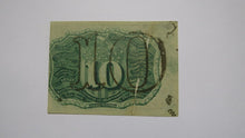 Load image into Gallery viewer, 1863 $.10 Second Issue Fractional Currency Obsolete Bank Note Bill 2nd VF+ Error