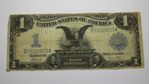 $1 1899 Black Eagle Large Size Silver Certificate Currency Bank Note Bill RARE!