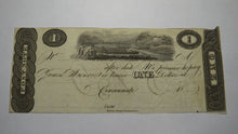 Load image into Gallery viewer, $1 18__ Cincinnati Ohio OH Obsolete Currency Bank Note Bill Remainder!  Piatt Co