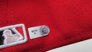 2011 Jeremy Hermida Cincinnati Reds Game Used Worn MLB Baseball Hat!