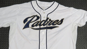 2012 John Baker San Diego Padres Game Used Worn MLB Baseball Jersey! Good Usage!