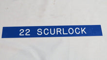 Load image into Gallery viewer, 1995 Mike Scurlock St. Louis Rams Game Used Locker Room Nameplate!  Arizona! LA