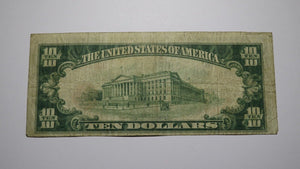 $10 1929 Wilkinsburg Pennsylvania PA National Currency Bank Note Bill #4728 RARE