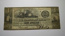 Load image into Gallery viewer, $1 1838 Frankfort Maine ME Obsolete Currency Bank Note Bill! Frankfort Bank RARE