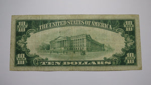 $10 1929 Rising Sun Maryland MD National Currency Bank Note Bill Ch. #2481 VF